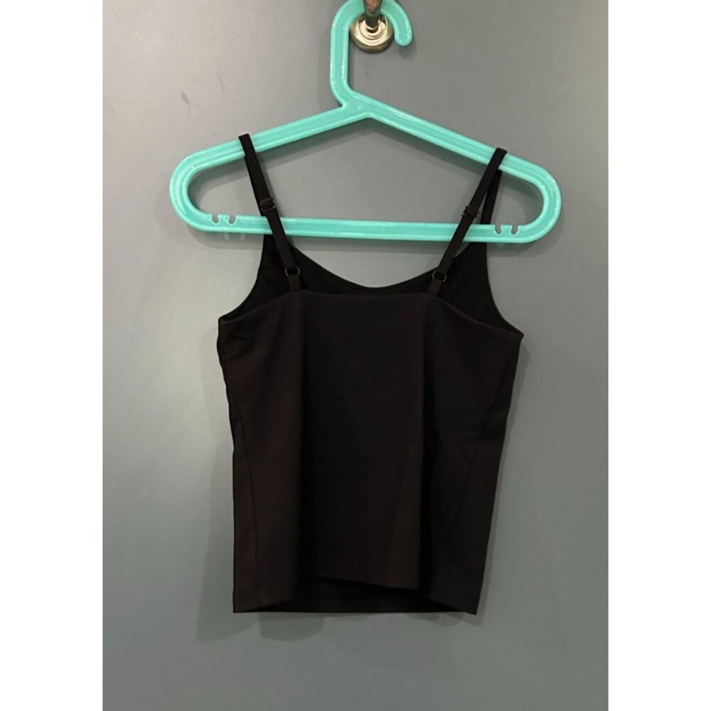 NWT Girls' Small (6/7) Super Soft Tank Top with Shelf Bra - Art Class Black S - Picture 4 of 4